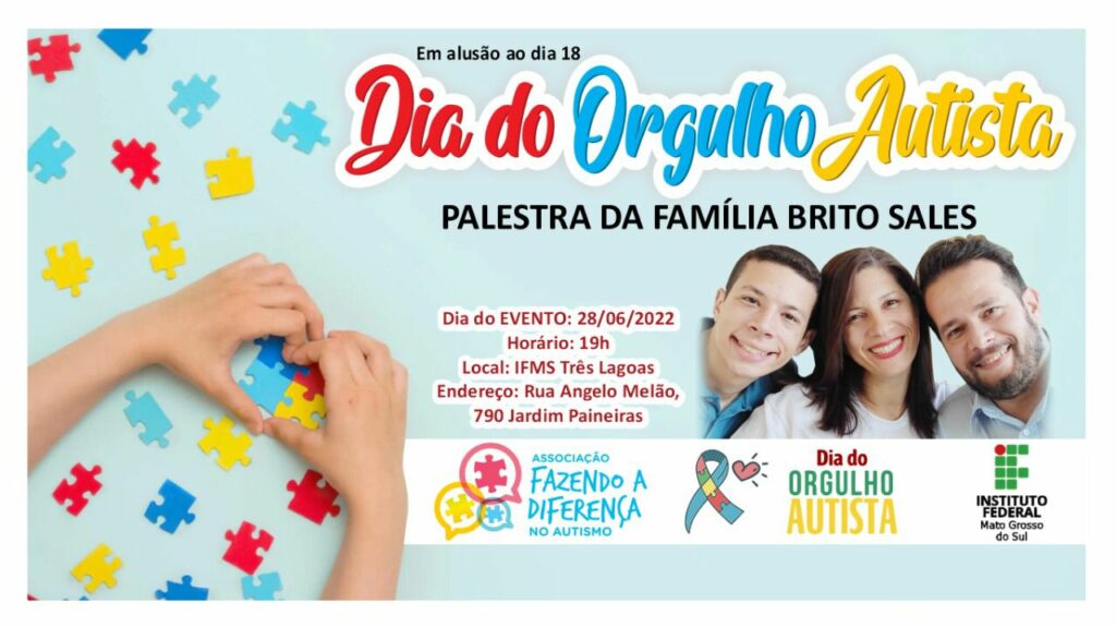 Fam Lia Brito Faz Palestra Em Alus O Ao Dia Do Orgulho Autista