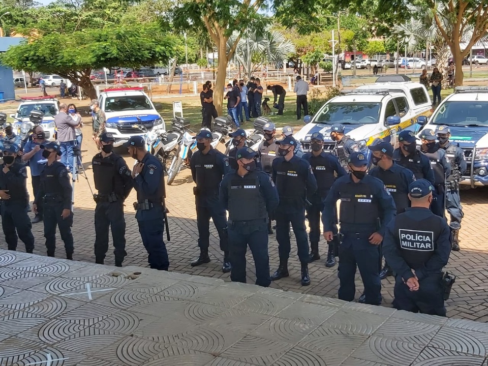 Três Lagoas recebe reforço no policiamento da área central durante