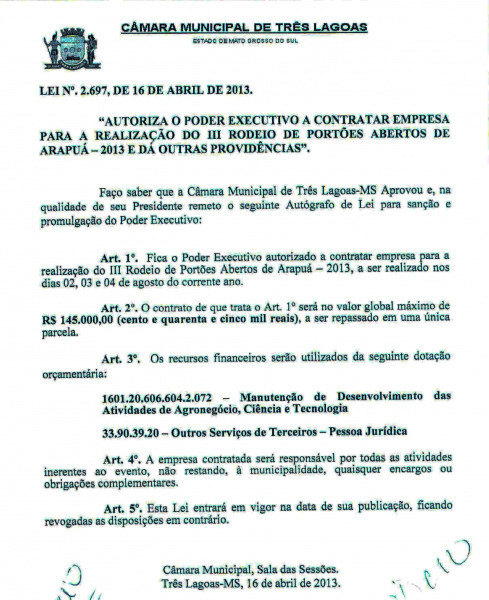 Festa do Peão comemora os 42 anos do Distrito de Arapuá – Prefeitura Três  Lagoas