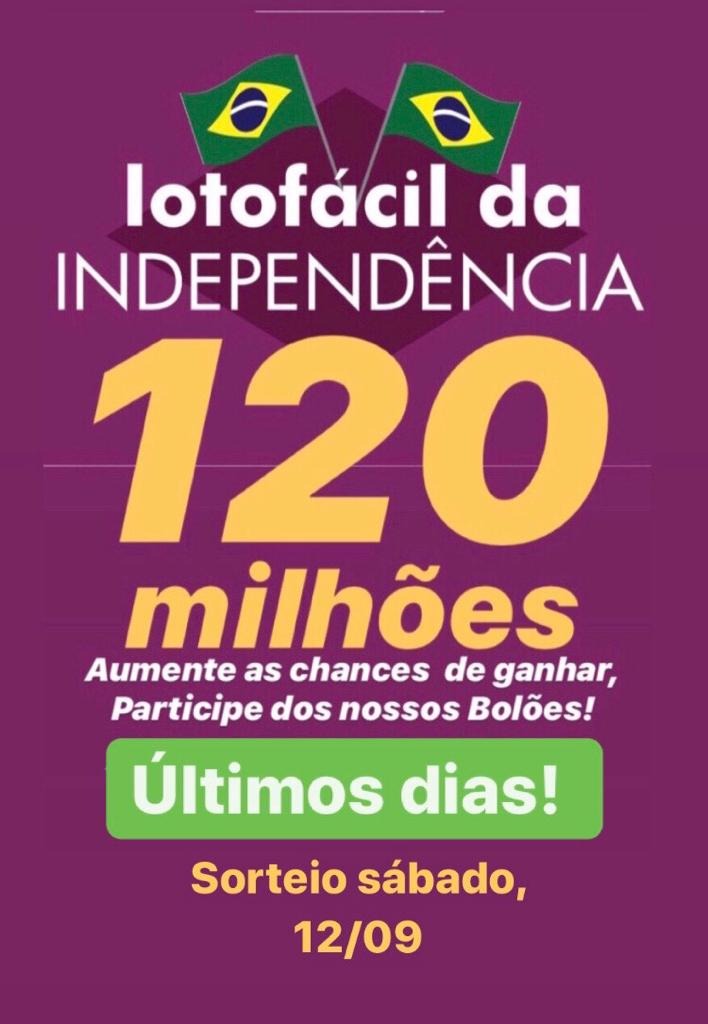 Lotofácil da Independência irá sortear prêmio de R$ 120 milhões em setembro