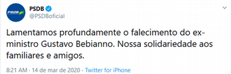 Morre o ex-ministro Gustavo Bebianno. Foto: Agência Brasil