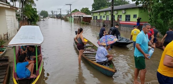 A enchente no interior do Acre – Gleydison Meireles/Arquivo pessoal