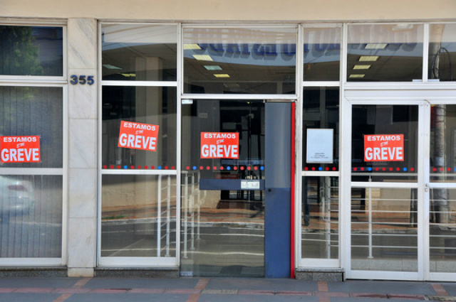 83% aderiram à greve, segundo o sindicato dos bancários de MS - Foto: Valdenir Rezende / Correio do Estado