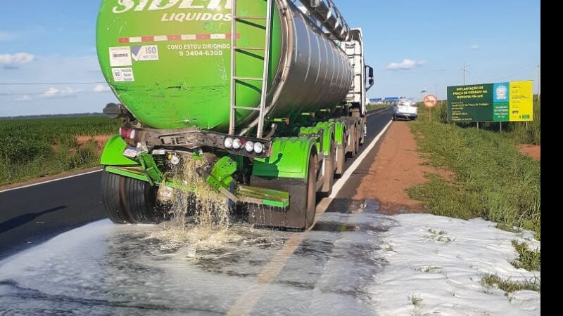 Acidente ocorreu na MS-306 - (Foto: Reprodução/ Jovem Sul News)