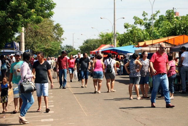 Feira-Livre de Três Lagoas passa a funcionar a partir desta quarta-feira (29) com restrições de segurança. Foto: Rádio Caçula