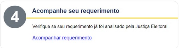 Acompanhe passo a passo de como deverá ser feito. Passo 4: Acompanhe seu requerimento. Foto: Divulgação / Reprdução