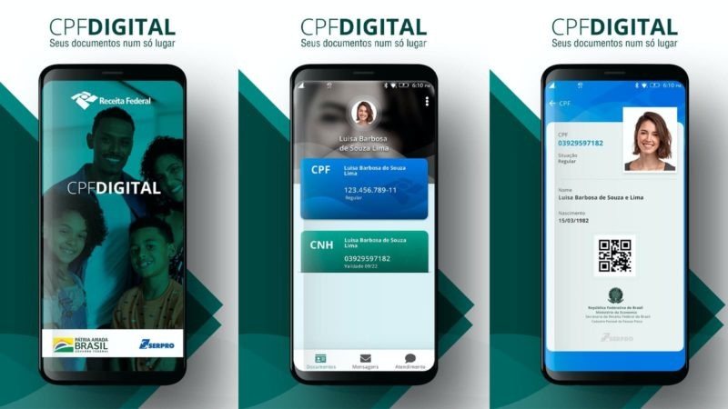 Aplicativo CPF digital é lançado pela Receita Federal. Foto: Divulgação