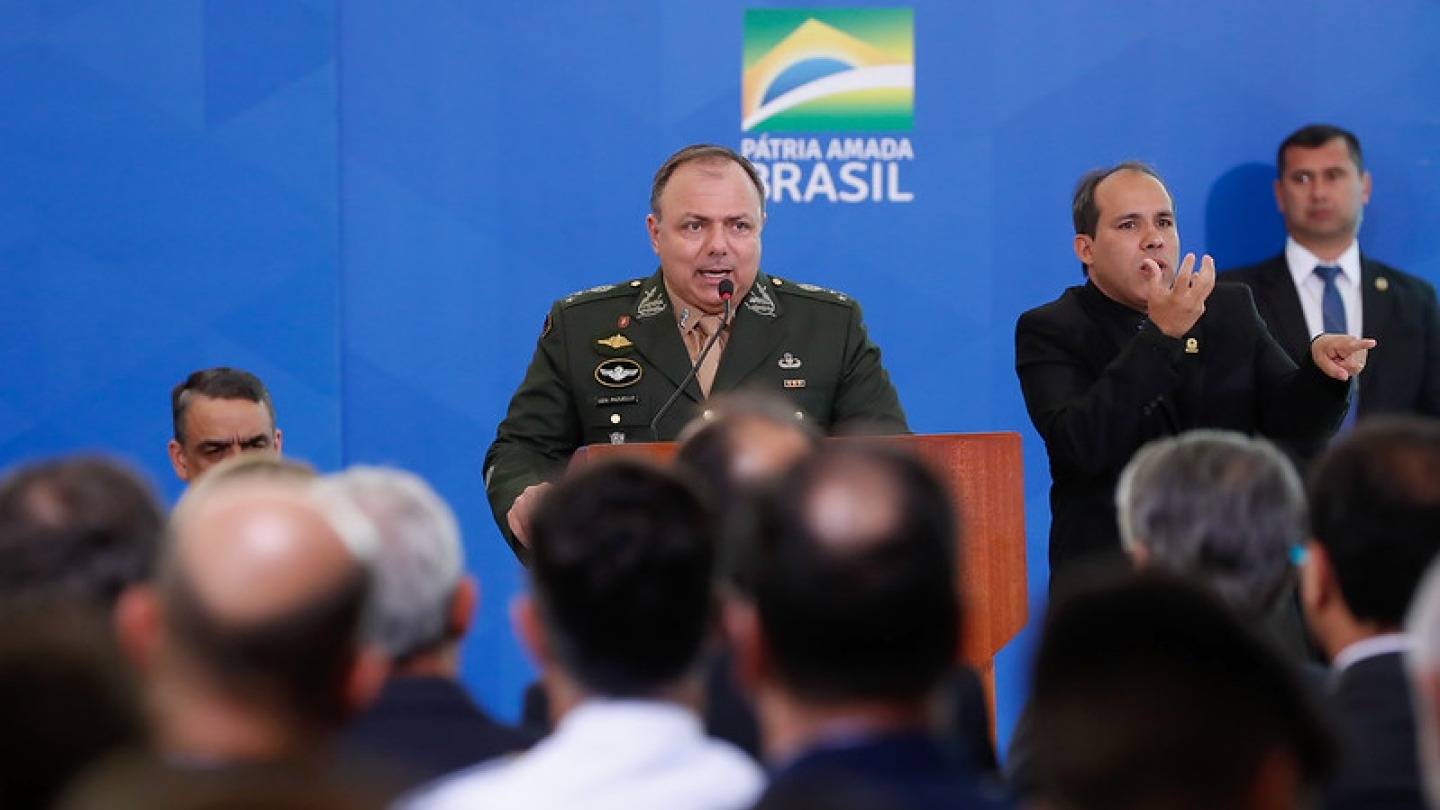 General do Exército Eduardo Pazuello é o novo Ministro da Saúde. Foto: Allan Santos/PR