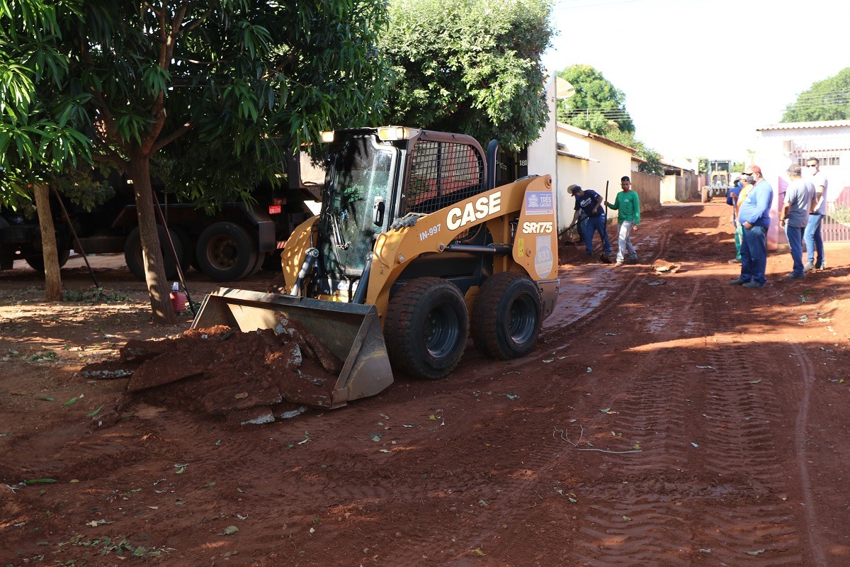 Com recursos do município, bairro da Vila Piloto terá 16 vielas asfaltadas. Foto: Ass. de Comunicação da Prefeitura de TL