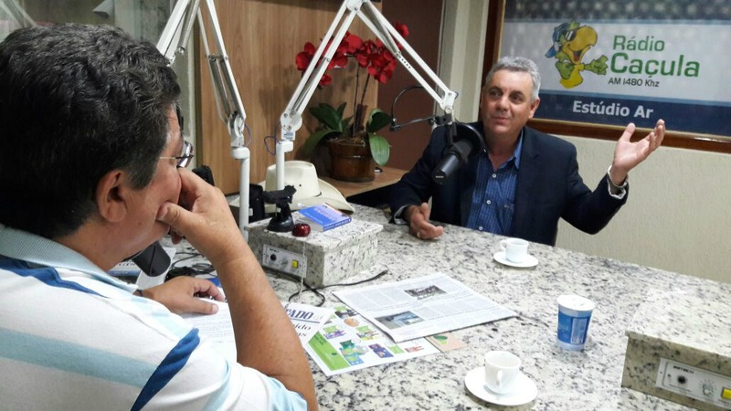 A informação foi confirmada pelo próprio prefeito durante entrevista na Rádio Caçula