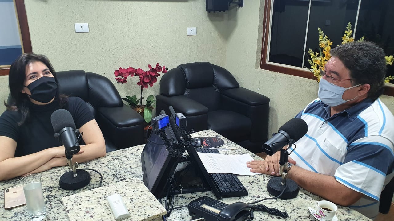 Em entrevista à Caçula, a senadora comenta repasse de recursos e cortes de água na pandemia. Foto: Rádio Caçula.