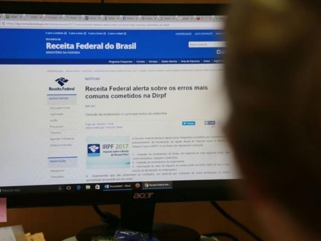 Consulta pode ser feita na página da Receita na internet (Foto: Arquivo)