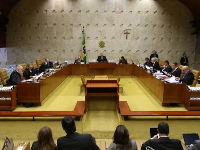 Sessão desta quinta-feira no Supremo Tribunal Federal (Fabio Rodrigues Pozzebom/Agência Brasil)